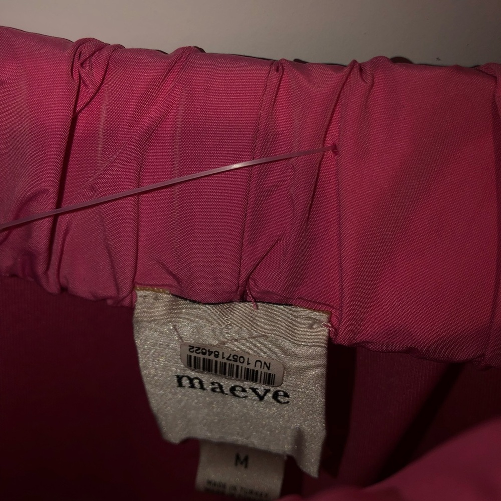 Maeve x Anthropologie Pink 90’s Bubble-Leg High-Rise Harem Pants sz M - Picture 8 of 9